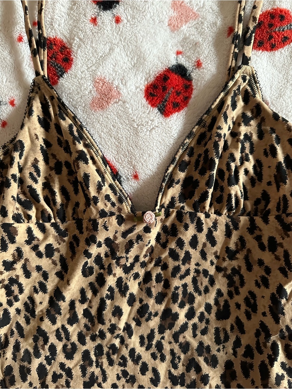 skims leopard print cami